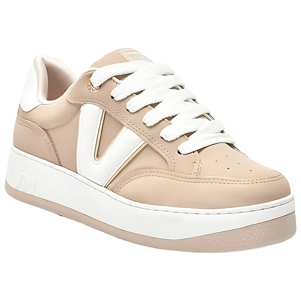 Tênis Via Marte Feminino Confortável Sneaker Sola Alta Areia
