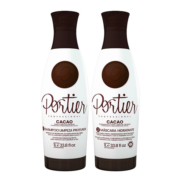 Portier Cacao - Kit Duo 1000ml (2 produtos)