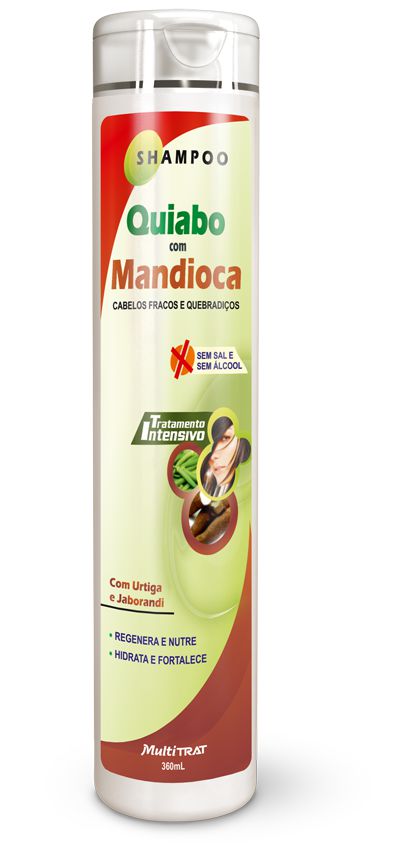 Shampoo Quiabo com Mandioca