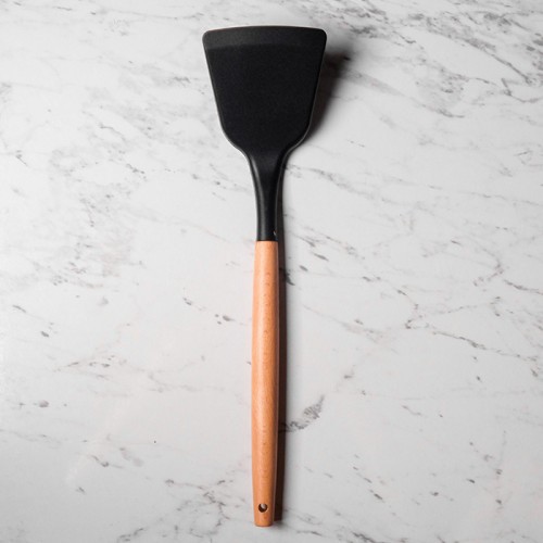 Espátula silicone e Bambu Preta