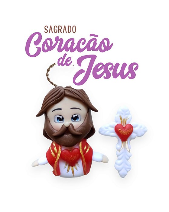 Kit para terço - Sagrado Coração de Jesus