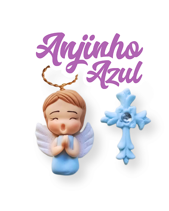 Kit para terço - Anjinho Azul