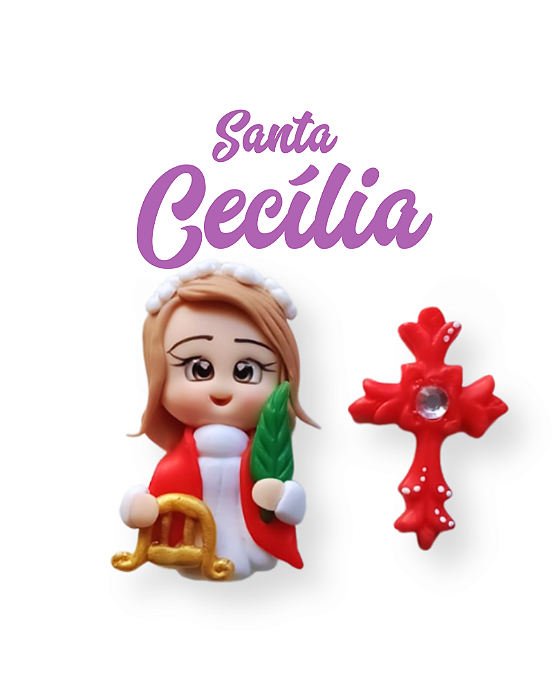 Kit para terço - Santa Cecília