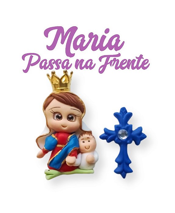 Kit  para terço - Maria Passa à Frente