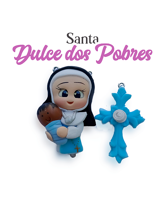 Kit  para terço - Sta. Dulce dos Pobres
