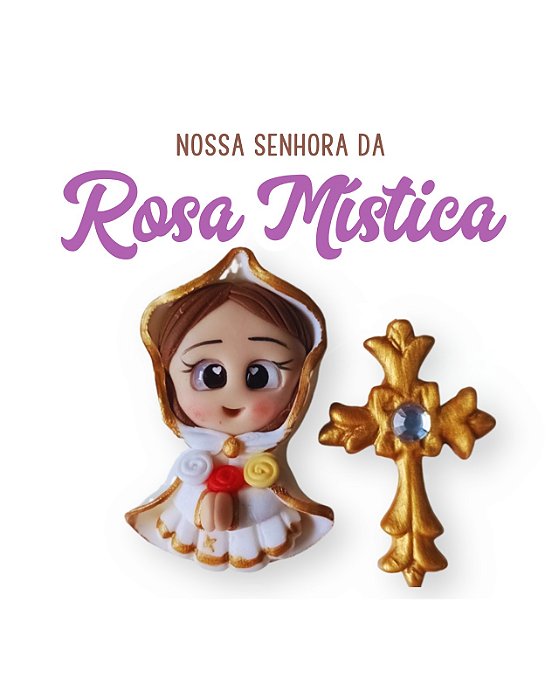 Kit  para terço - Nsa.Sra.da Rosa Mística