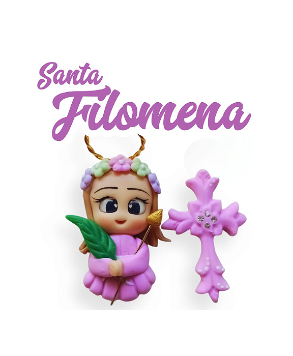 Kit  para terço - Santa Filomena