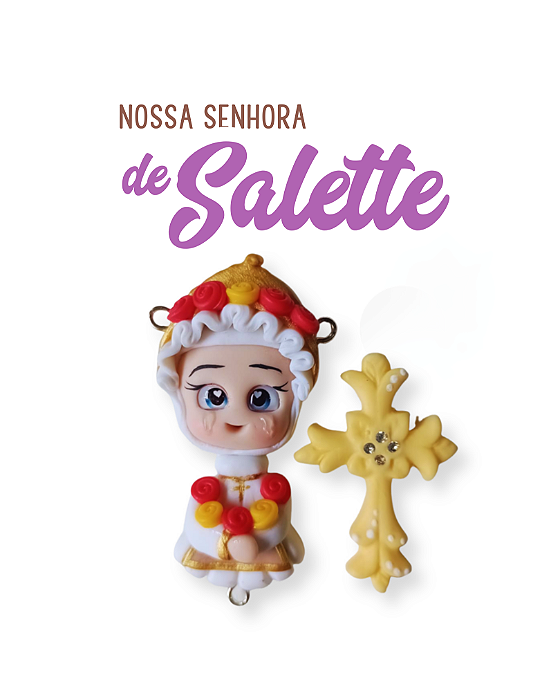 Kit  para terço - Nsa.Sra. da Salette
