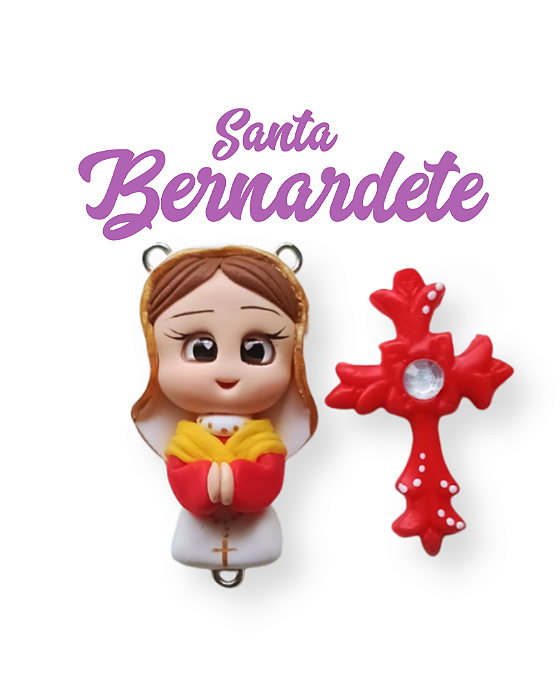 Kit  para terço - Santa Bernadete