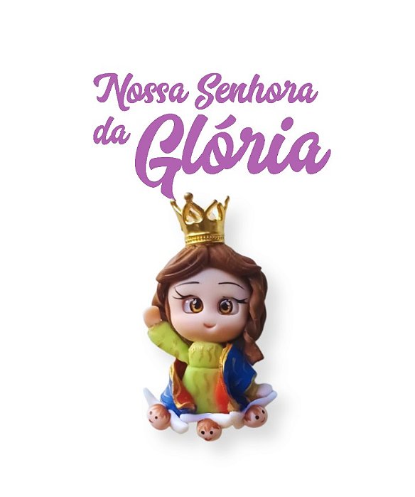 Aplique para chaveiro - Nsa. Sra da Glória