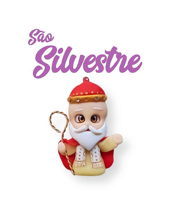 Aplique para chaveiro - São Silvestre