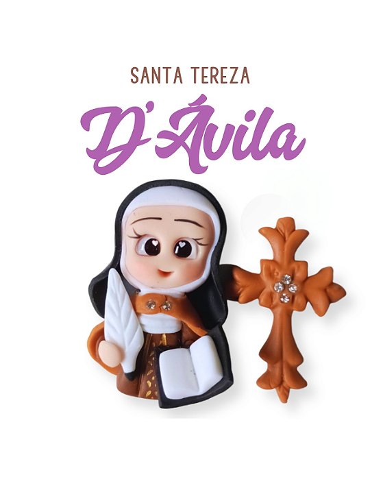 Kit para terço - Sta. Tereza D'Ávila