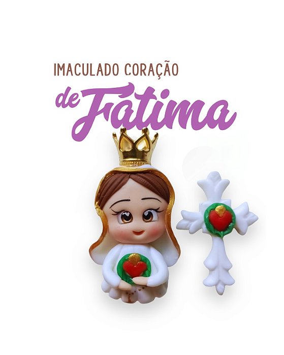 Kit  para terço - Imaculado Coração de Fátima