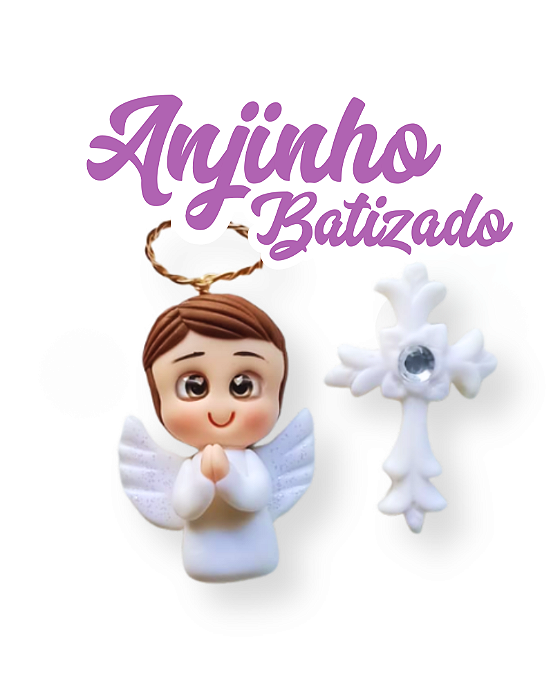 Kit  para terço - anjinho batizado