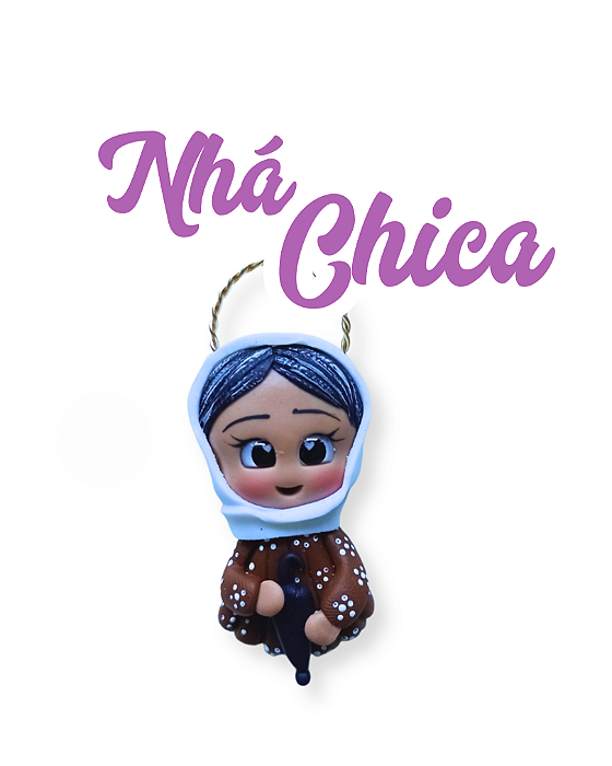 Aplique para chaveiro -  Beata Nhá Chica