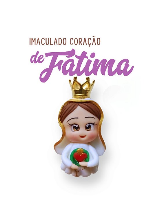 Imã de geladeira - Imaculado Coração de Fátima