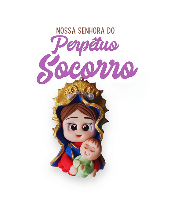 Imã de geladeira - Nsa Sra. Do Perpétuo Socorro