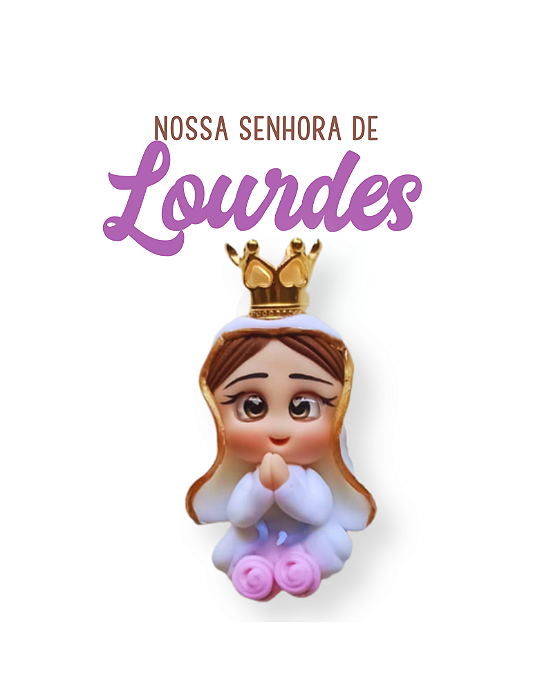 Imã de geladeira - Nsa Sra. De Lourdes