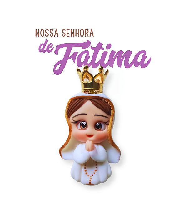 Imã de geladeira - Nsa. Sra. De Fátima