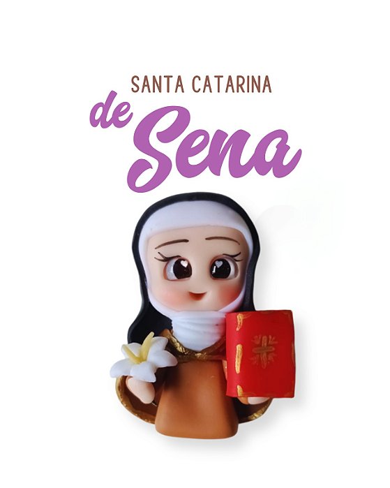 Imã de geladeira - Santa Catarina de Sena