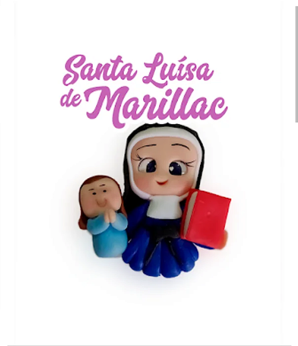 Imã de geladeira - Santa Luísa de Marillac