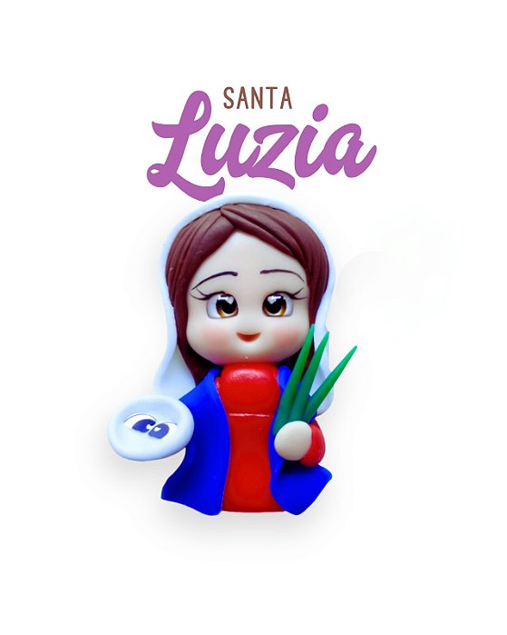 Imã de geladeira - Santa Luzia