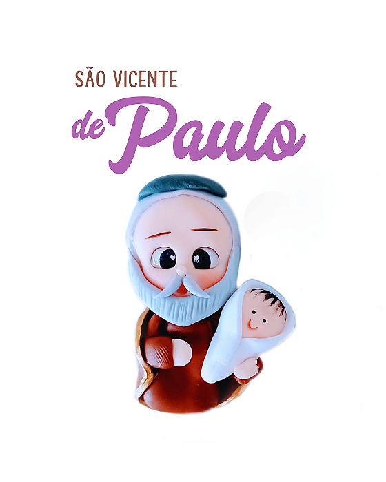 Imã de geladeira - São Vicente de Paulo