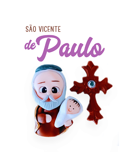 Kit para terço - São Vicente de Paulo