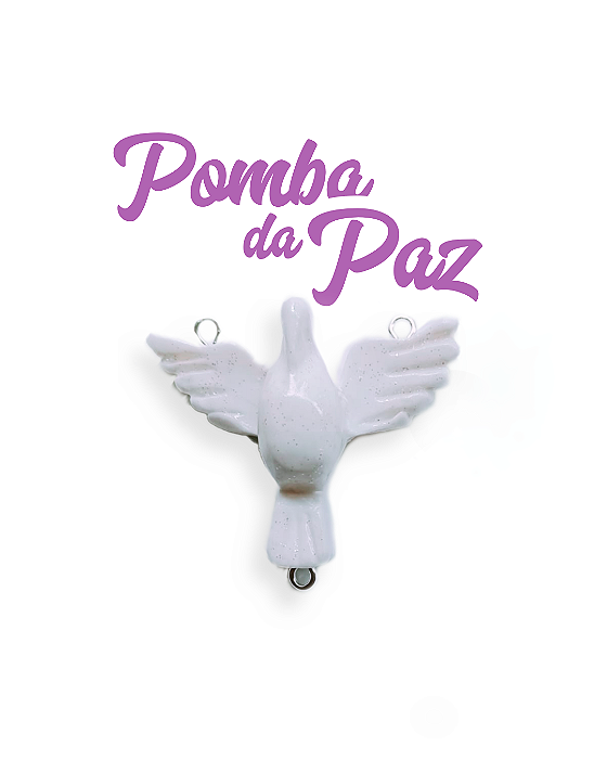 Imã de geladeira -  Pomba da Paz