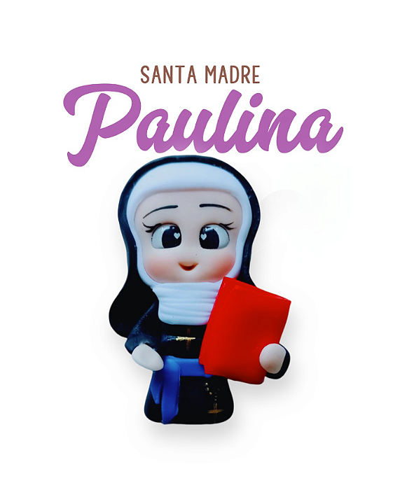 Aplique para chaveiro -  Santa Madre Paulina