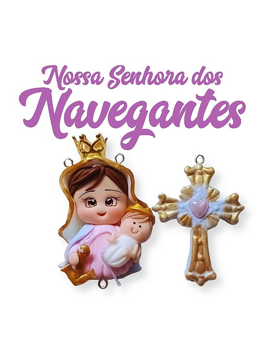 Kit para terço - Nsa. Sra. Dos Navegantes