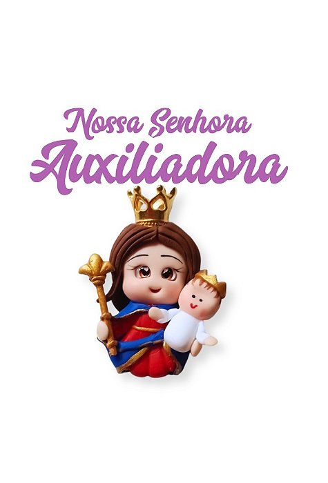 Imã de geladeira - Nsa. Sra. Auxiliadora