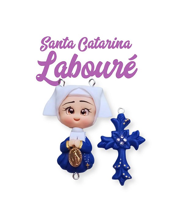 Kit para terço - Santa Catarina Labouré
