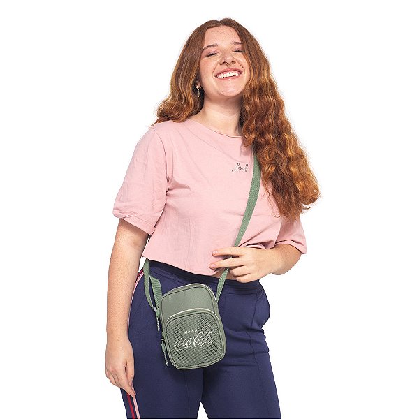 Bolsa Transversal Shoulder Bag Coca-Cola Color Trend Verde