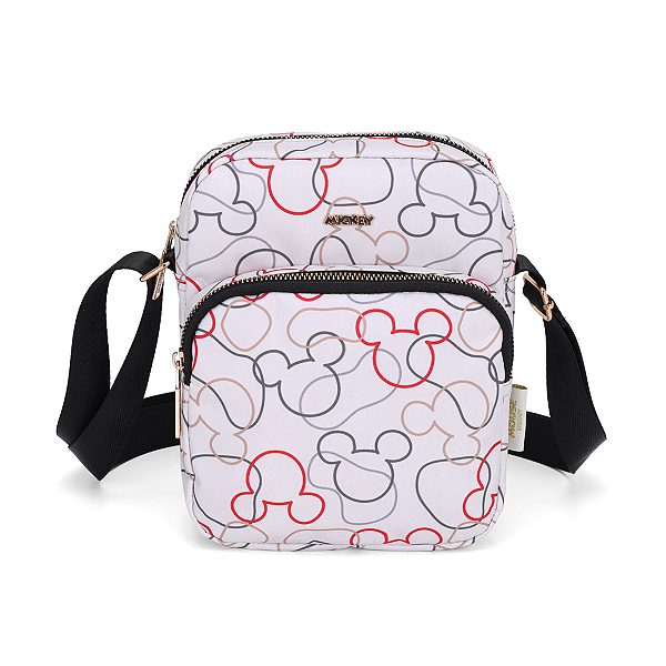 Bolsa Transversal Shoulder Bag Disney Mickey Mouse Bege