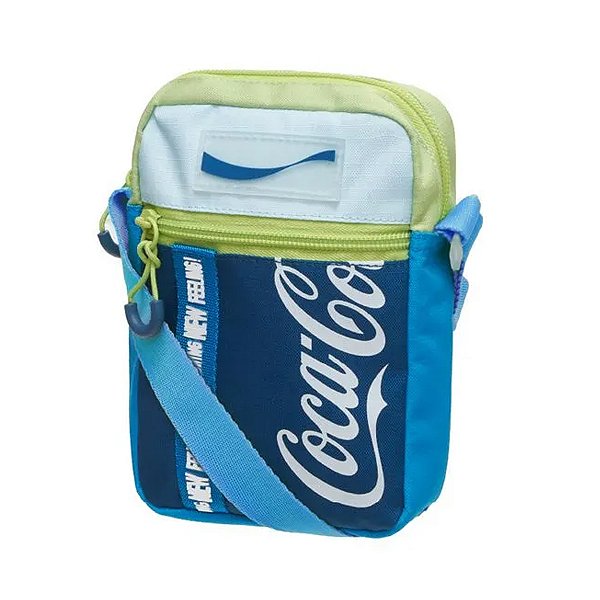 Bolsa Transversal Shoulder Bag Coca-Cola New Fresh Azul