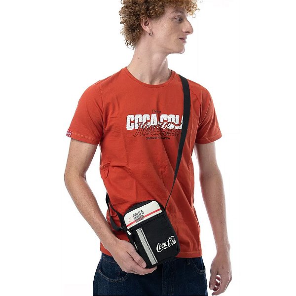 Bolsa Transversal Shoulder Bag Coca-Cola Contrast