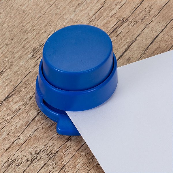 Grampeador ecológico plástico, não utiliza grampos. SK 12146