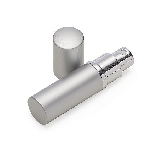 Porta perfume 8ml de metal, frasco acrílico pode ser removido do estojo. Código SK 7835