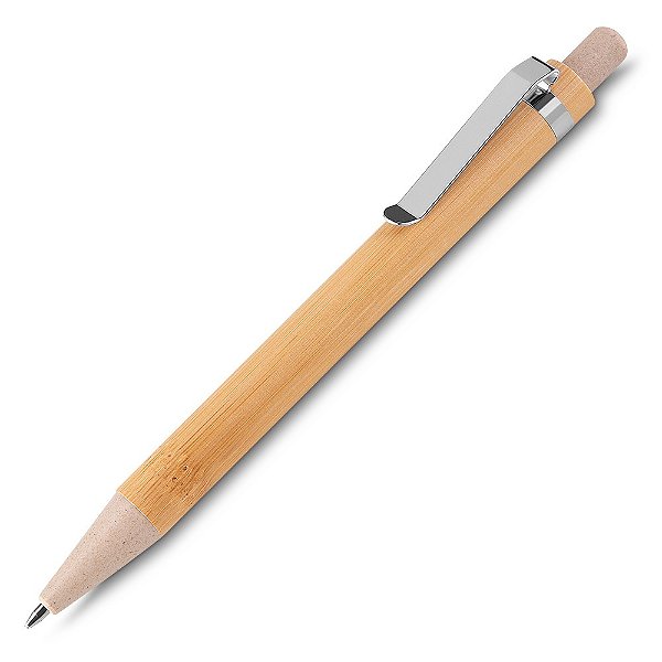 Caneta Ecológica de Bambu com Estojo- SK14671
