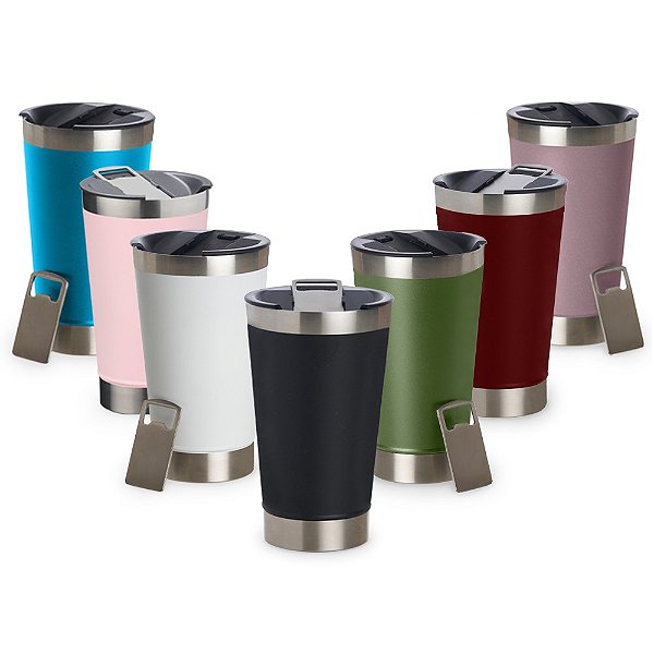 Copo Térmico 500ml com Abridor- SK18645L