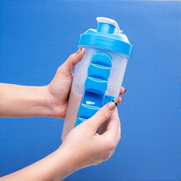 Coqueteleira 750ml com Porta Comprimido- SKP@13946