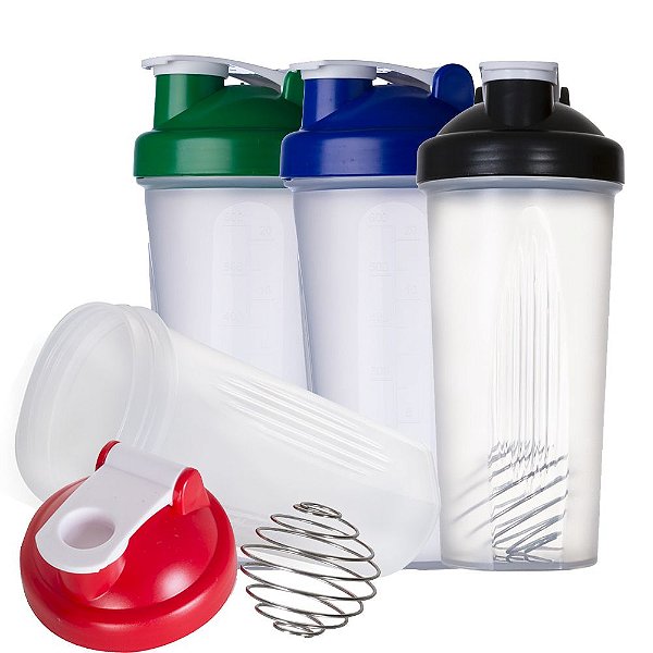 Coqueteleira 600ml plástica para Shake. Código SK 12942A