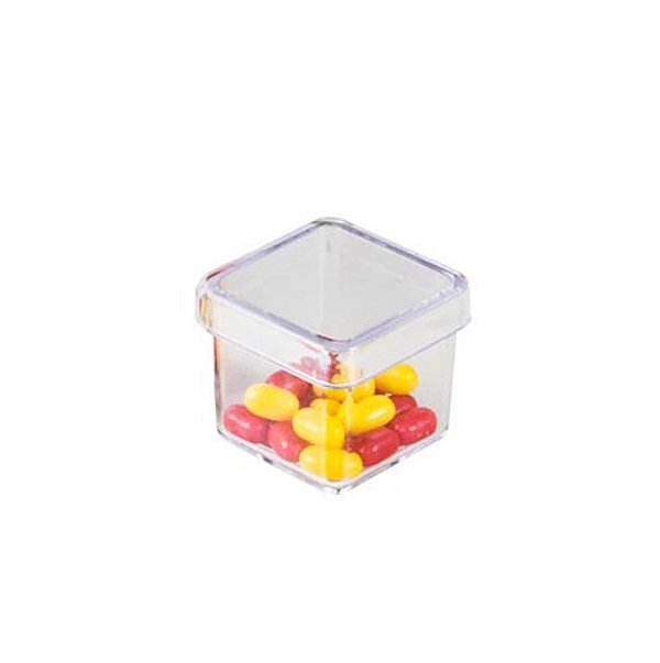 Caixinha plástica cristal, Embalagem Caixinha Mod.: 01