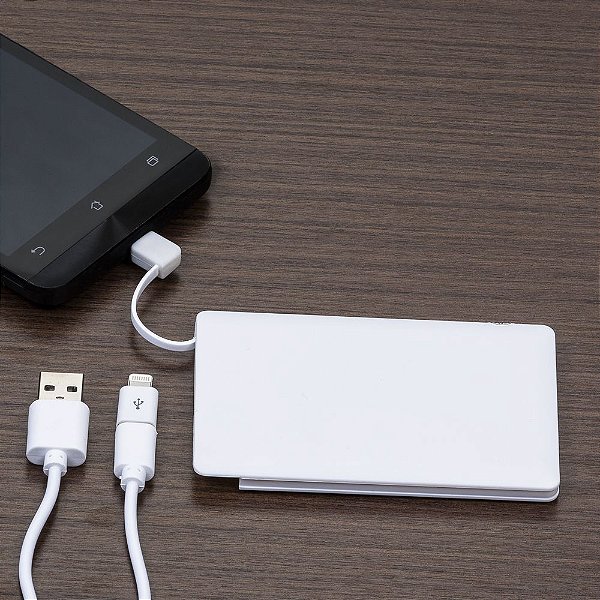 Carregador Powerbank cartão. Cód. SK 12984
