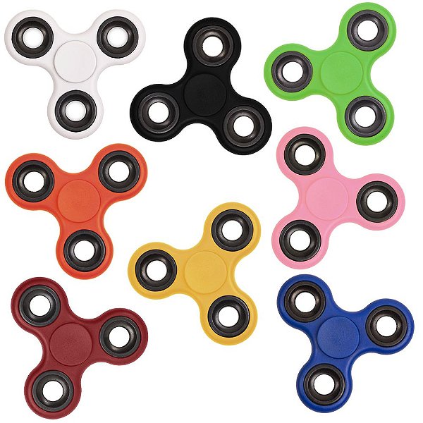 Spinner anti-stress colorido com ruelas metálicas. Cód.SK2060