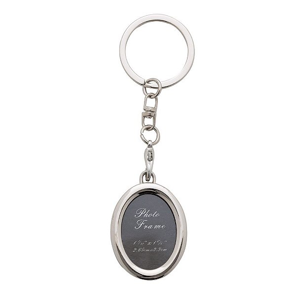 Chaveiro Porta Foto Oval. Cód. SK 12734