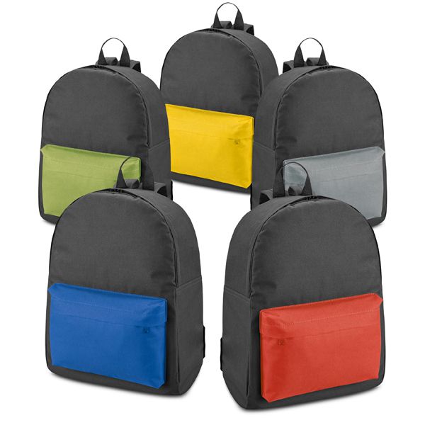 Mochila. 600D.  Bolso frontal de grande dimensão. Cód.SPCG92672