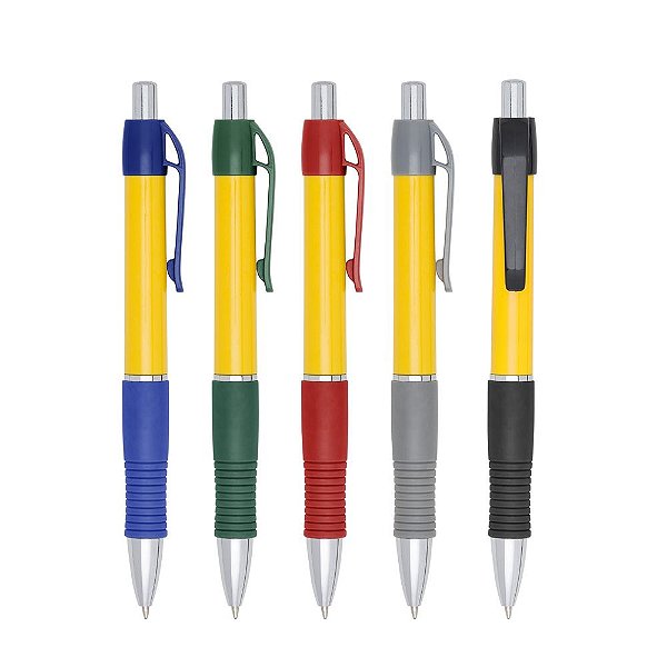 Caneta Plástica. Cód. SK3011C-AMA