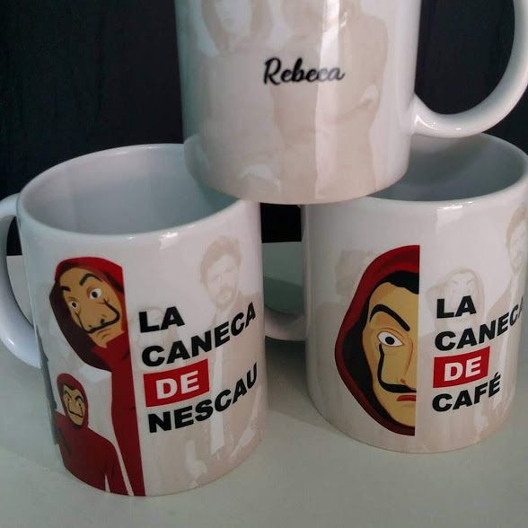 Caneca de Cerâmica Branca Personalizada da sua Maneira. Cód. SK13282